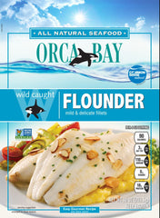 ORCA BAY: Flounder Mild & Delicate Fillets, 10 oz