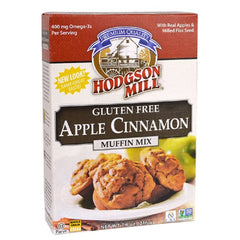 HODGSON MILL: Gluten Free Apple Cinnamon Muffin Mix with Milled Flaxseed, 7.6 oz