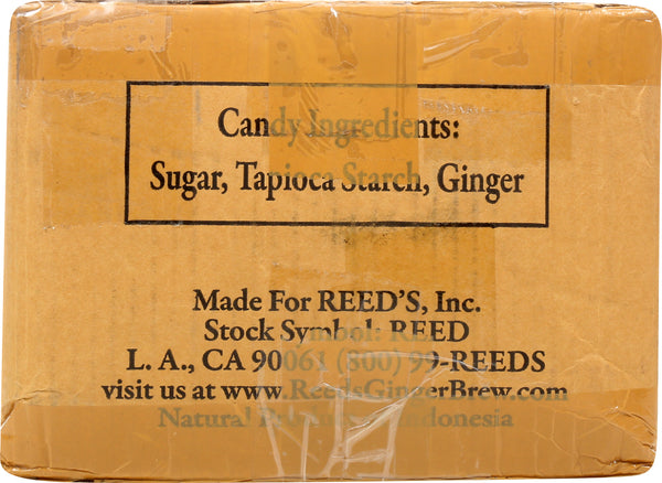 REED'S: Ginger Chews Candy, 11 lb