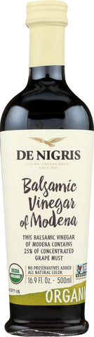 DE NIGRIS: Organic Balsamic Vinegar 25%, 16.9 oz