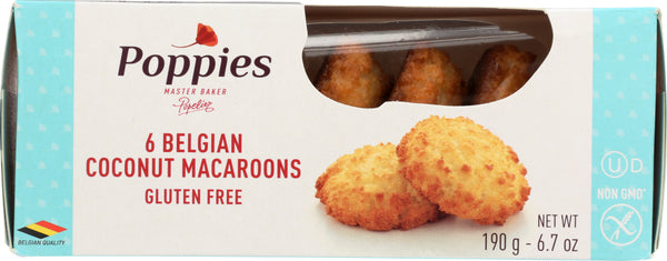 POPPIES: The Original Traditional Coconut Macaroons, 6.7 Oz