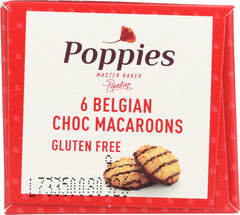 POPPIES: Chocolate Drizzled Gluten-Free Macaroons, 7.8 Oz