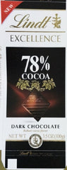 LINDT: Chocolate Bar Excellence 78% Cocoa Dark Chocolate, 3.5 oz