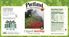 PORTLAND MUSTARD: Organic Ketchup, 14 oz