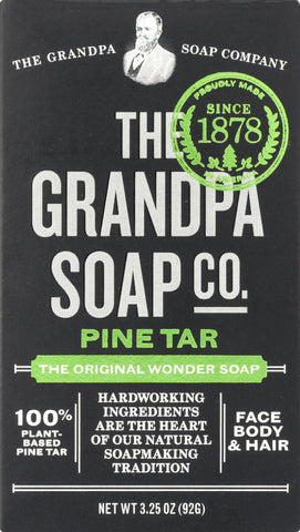 GRANDPA'S: Wonder Pine Tar Soap, 3.25 oz