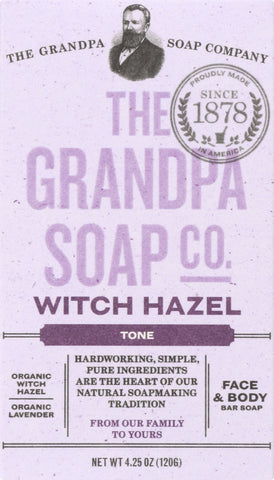 GRANDPAS: SOAP BAR WITCH HAZEL (4.250 OZ)