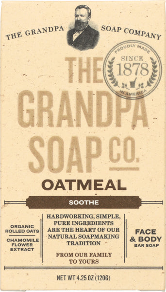 GRANDPAS: SOAP BAR OATMEAL (4.250 OZ)