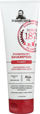 GRANDPAS: Shampoo Rosemary, 8 oz