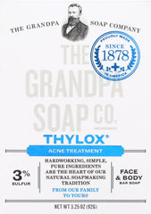 GRANDPA'S: Bar Soap Thylox Acne Treatment with Sulfur, 3.25 oz