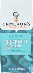 CAMERONS COFFEE: Coffee Ground Breakfast Blend, 12 oz