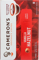 CAMERONS COFFEE: Vanilla Coffee Hazelnut SS, 4.33 oz