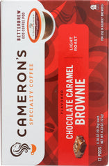 CAMERONS COFFEE: Chocolate Caramel Brownie Coffee 12 ct, 4.33 oz