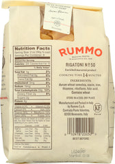 RUMMO: Rigatoni Pasta, 16 oz