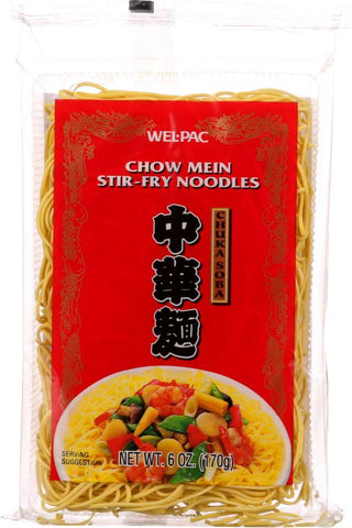 WEL PAC: Chuka Soba Chow Mein Stir Fry Noodles, 6 oz