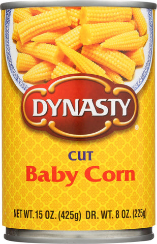 DYNASTY: Cut Baby Corn, 15 oz