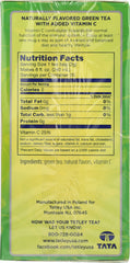 TETLEY: Tea Green Lemon Honey, 1.41 oz