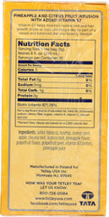 TETLEY: Tea Herbal Pineapple & Citrus, 1.41 oz