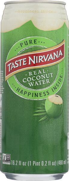 TASTE NIRVANA: Real Coconut Water in Can, 16.2 oz