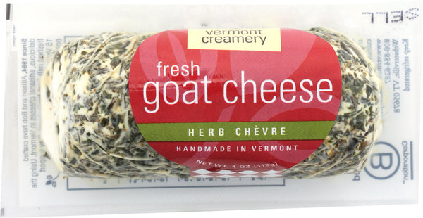 VERMONT: Herb Chevre Fresh Goat Cheese Log, 4 oz