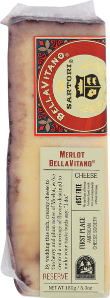 SARTORI: Merlot Bellavitano Cheese, 5.3 oz