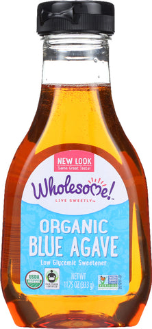 WHOLESOME SWEETENERS: Organic Blue Agave, 11.75 oz