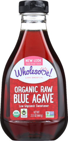 WHOLESOME SWEETENERS: Organic Raw Blue Agave, 23.5 oz