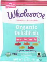 WHOLESOME: Assorted Mini DelishFish Candy, 2 oz