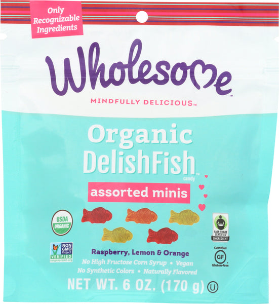 WHOLESOME: Assorted Mini DelishFish Candy, 6 oz