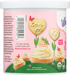 WHOLESOME: Frosting White Strawberry Organic, 12.5 oz