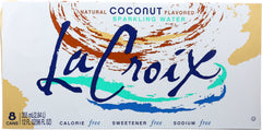 LA CROIX: Coconut Sparkling Water 8 Pack 96 Oz
