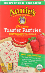 ANNIES HOMEGROWN: Patries Strawberry 6 ct, 11 oz