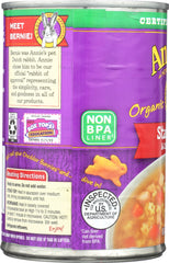 ANNIE'S HOMEGROWN: Organic Star Pasta & Chicken Soup, 14 oz