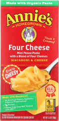 ANNIES HOMEGROWN: Macaroni & Cheese Four Cheese, 5.5 oz