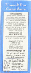 ANNIE'S HOMEGROWN: Creamy Deluxe Elbows and Four Cheese Sauce, 10 Oz