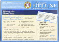 ANNIE'S HOMEGROWN: Creamy Deluxe Elbows and Four Cheese Sauce, 10 Oz