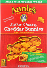 ANNIE'S HOMEGROWN: Cheddar Bunnies Extra Cheesy, 7.5 Oz