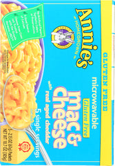 ANNIE'S HOMEGROWN: Microwavable Gluten Free Mac & Cheese, 10.7 Oz