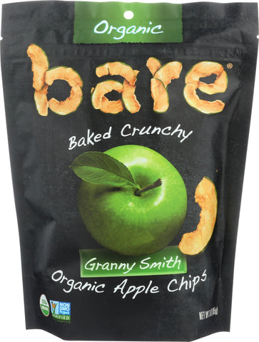 BARE: Organic Crunchy Apple Chips Granny Smith, 3 oz