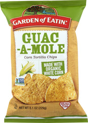 GARDEN OF EATIN: Chip Tortilla Guacamole Organic, 8.1 oz