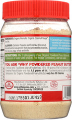 JUST GREAT STUFF: The Original Powdered Organic Peanut Butter, 6.35 oz