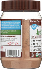 JUST GREAT STUFF: Chocolate Organic Powdered Peanut Butter, 6.43oz