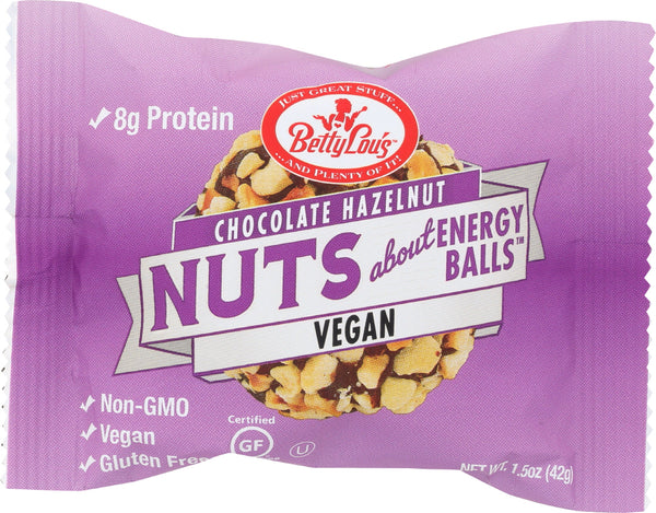 BETTY LOUS: Chocolate Hazelnut Energy Balls, 1.5 oz