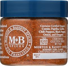 MORTON & BASSETT: Seasoning Taco Organic, 1.1 oz