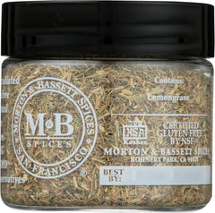 MORTON & BASSETT: Seasoning Lemon Grass, 0.5 oz