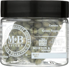 MORTON & BASSETT: Seasoning Peppercorns Whole Green, 0.2 oz