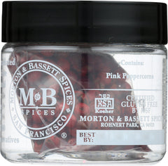 MORTON & BASSETT: Seasoning Peppercorns Whole Pink, 0.3 oz