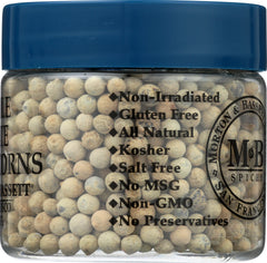 MORTON & BASSETT: Seasoning Peppercorn Whole White, 1.3 oz