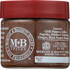 MORTON & BASSETT: Espresso Rub Seasoning, 0.9 oz