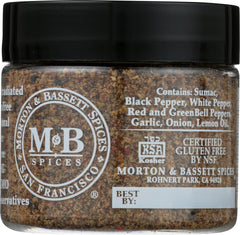 MORTON & BASSETT: Lemon Pepper Blend Seasoning, 1.4 oz