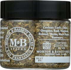 MORTON & BASSETT: Pizza & Pasta Seasoning, 0.8 oz